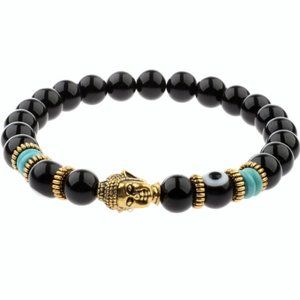 Buddha & Evil Eye Bracelet - Wisdom & Protection